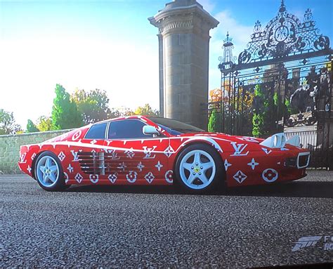 supreme louis vuitton car wrap|louis vuitton vinyl wrap.